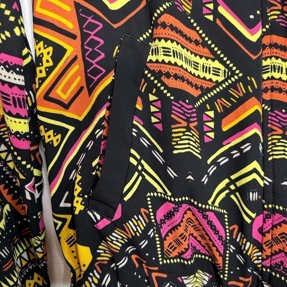 H&m Coachella Geometric Colorful Jacket Size Small / US4 - Picture 5 of 7